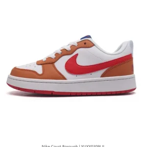 Nike Court Borough Low 2 GS - Bq5448-005 - Kids Leather Sneakers