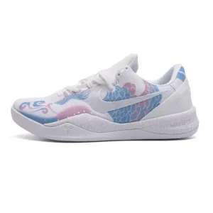 Nike Kobe 8 Protro Triple White Halo Basketball Shoes