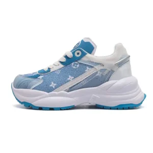 Louis Vuitton Run Away 2023 Spring Women's Breathable Sneakers with Monogram Print