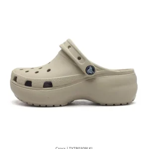 Crocs Women's Thick Sole Platform Slide Sandals for Summer Beach