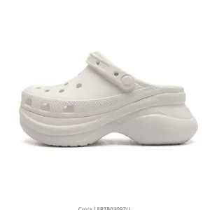 Crocs Women's Thick Sole Beach Clog Sandals - Comfortable & Stylish