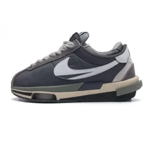 Nike Zoom Streak 50th Anniversary x Sacai Grey White Low Top Sneakers