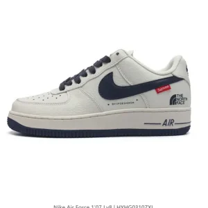 Nike Air Force 1 '07 Low Top Casual Sneakers with Thick Sole