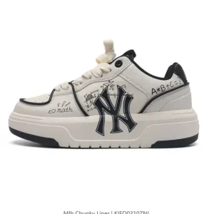 MLB Chunky Liner Mid Lightweight Thick Sole Sneakers