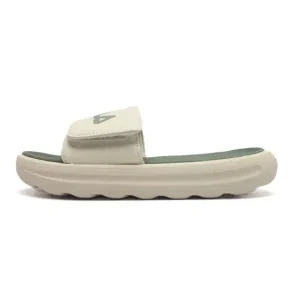 FILA Donut Thick Sole Casual Slipper for Women – 4cm Heel, 3D Embroidered Logo, Rose Scented Midsole