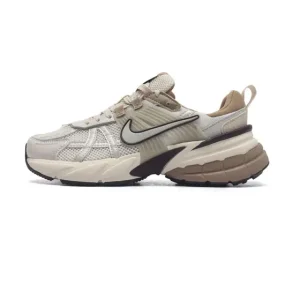 Nike V2K Run Retro Running Shoes - White/Metallic Silver