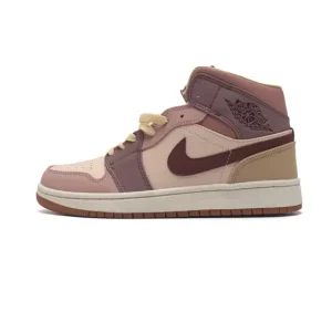 Nike Air Jordan 1 Mid Men's and Women's Basketball Shoes - AJ1 Retro High Top Court Sneakers