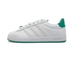 Adidas Neo Grand Court Lazy Egg Collaboration White Sneakers for Men and Women
