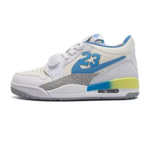 Jordan Legacy 312 Low Men's Basketball Shoes in Black and White