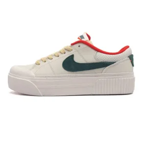 Nike Court Legacy Lift Men's and Women's Sneakers - Retro Thick Sole White Shoes