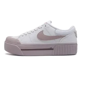 Nike Court Legacy Lift Men's and Women's Sneakers - Retro Thick-Soled White Shoes