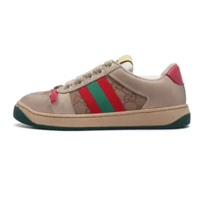 Gucci Screener Old Leather Vintage Sneakers for Women
