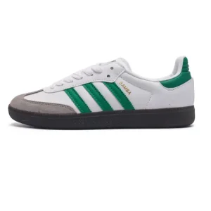 Adidas Samba OG Classic Leather Sneakers White T-toe Shoes