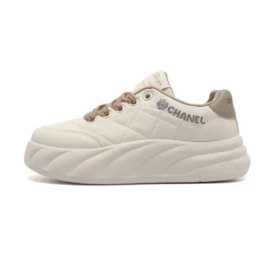 CHANEL 2023 Women's Classic White Sneakers - Seasonal Casual Trendy Shoes