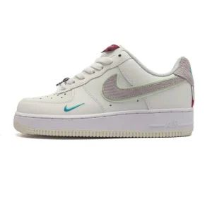 Nike Air Force 1 '07 Low Top Sneakers - White Leather