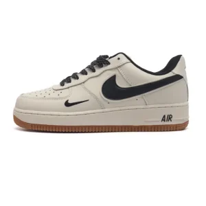 Nike Air Force 1 '07 Low Top Sneakers - White Leather