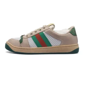 Gucci Screener Old Vintage Leather Sneakers