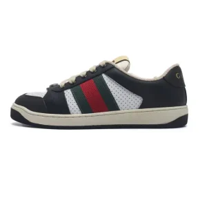 Gucci Screener Old Vintage Leather Sneakers