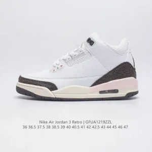 Jordan Air 3 Retro SE Men's Basketball Shoes White Black Cement