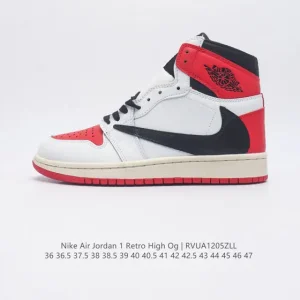 Jordan Travis Scott Fragment AJ1 High OG SP Black Red