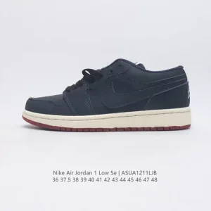 Jordan Air 1 Low CN8608-002 Vintage Leather Sneakers
