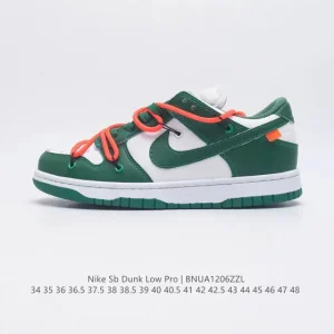 Off-White DUNK Low Deconstructed Leather SB Skate Shoe
