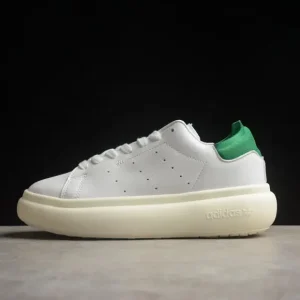 Adidas Stan Smith Pf White Green Low Top Sneakers