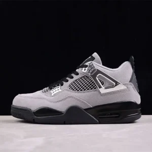 Jordan Retro 4 Hot Lava Grey Suede Sneakers