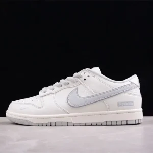 Supreme x Nike SB Dunk Low 'Rm 8-233' Light Grey/Beige