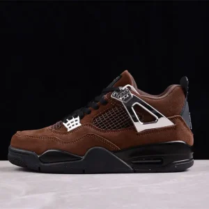 Jordan Air 4 Retro Silver Brown Vintage Basketball Shoes