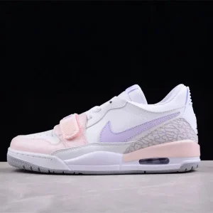 Jordan Legacy 312 Low Magic Strap Triple White Sneakers