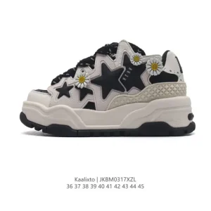 Kaalixto Star Chunky Sole Platform Sneakers for Men and Women