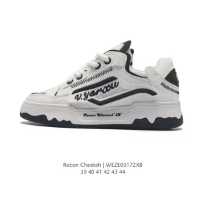 Recon Cheetah Trendy Sneakers - Celebrity Style Casual Shoes