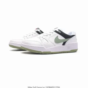 Nike Full Force Low - Retro Leather Basketball Sneakers