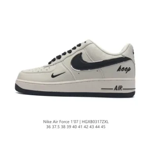 Nike Air Force 1 '07 Low Top Leather Sneakers