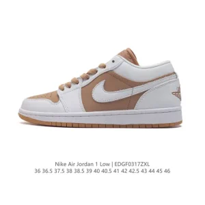 Jordan AJ1 Low Retro Classic Leather Sneakers