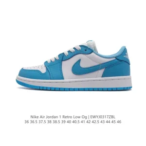 Jordan Air Jordan 1 Low Retro CZ0790-106 White Leather Sneakers