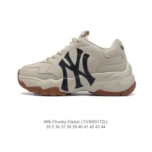 MLB Bigball Chunky Mono Vintage Print Sneakers