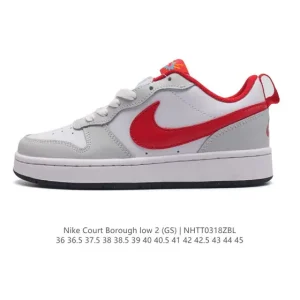 Nike Court Borough Low 2 Gs Low-Top Casual Sneakers