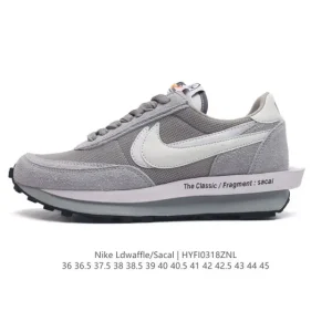 Nike Ld Waffle Sf Sacai Fragment Grey Limited Edition Running Shoes