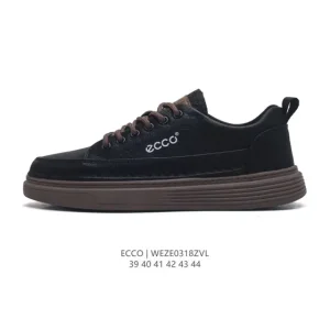 ECCO Men's Casual Sneakers - Lightweight Breathable Lace-Up Shoes