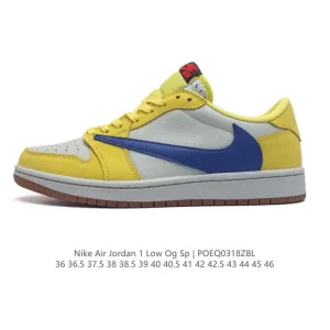 Nike Air Jordan 1 Low OG SP 'Military Blue' Reverse Swoosh - Men's & Women's Basketball Shoes