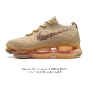 Nike Air Max Scorpion FK Cushioning Sneakers with Full-Length Air Unit