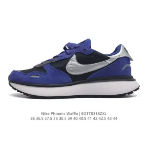 Nike Phoenix Waffle Retro Running Shoes - Chunky Sole & Vintage Style
