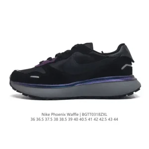 Nike Phoenix Waffle Retro Running Shoes - Thick Sole Chunky Dad Shoes