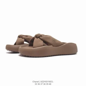 CHANEL Luxury Summer New Arrival Women's Slides - Thick Sole Platform Flip Flops Sandals
