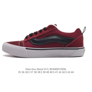 Vans Knu Skool VR3 LX Bread Shoe - Black White