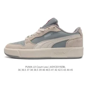 PUMA lx Court Low Sneakers - Unisex Retro Lifestyle Shoes