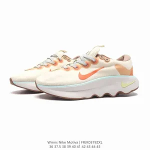 Nike Motiva Walking Shoes for Men and Women - Cushioned Wave Design for Daily Walks, Jogging, and Running