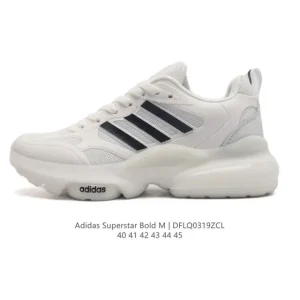 Adidas Superstar Bold Men's Retro Thick Sole Running Shoes